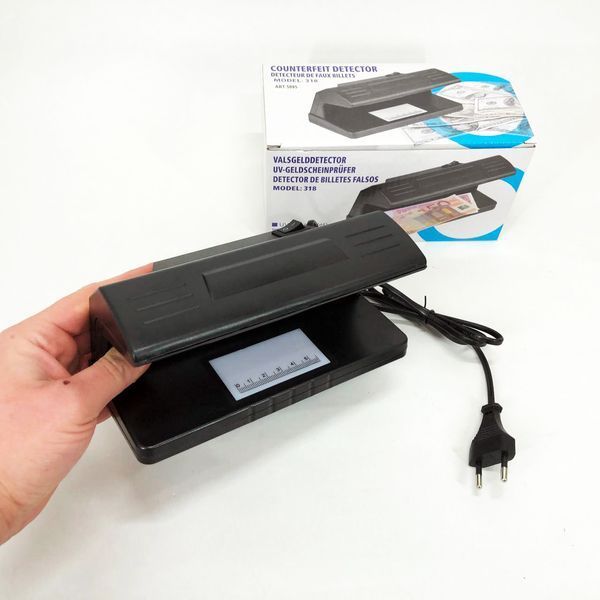 Детектор валют ультрафіолетовий Counterfeit Money Detector UV Ultraviolet Light 318 8784oz9 фото