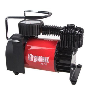 Компресор "Штурмовик" AC-52 150psi/15Amp/40л/прикурювач AC-52 (8) фото