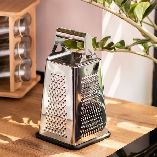 Универсальная терка для овощей и фруктов 13&times;13&times;24.5&nbsp;(см) из нержавейки HP-8-14 HP-8-14 фото