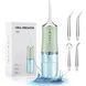 Іригатор для чищення зубів та порожнини рота Oral Irrigator з акумулятором та змінними насадками. Колір: зелений m12kr4s952 фото 2