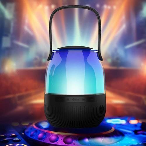 Портативна колонка XM-A68 з RGB підсвічуванням та мікрофоном, Bluetooth мікрофон для караоке 6z5g9x47 фото