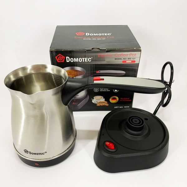 Електрична міні кавоварка електротурка Domotec MS-127 0.5л u16x4c5j5 фото