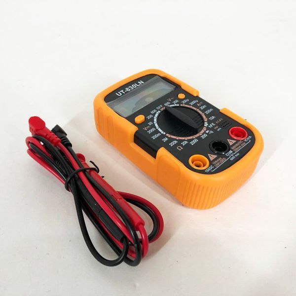 Мультиметр DT-830 LN з підсвічуванням та звуком ABaTap до 750 В Помаранчевий, тестер для вимірювання напруги 9q6v48iy2 фото